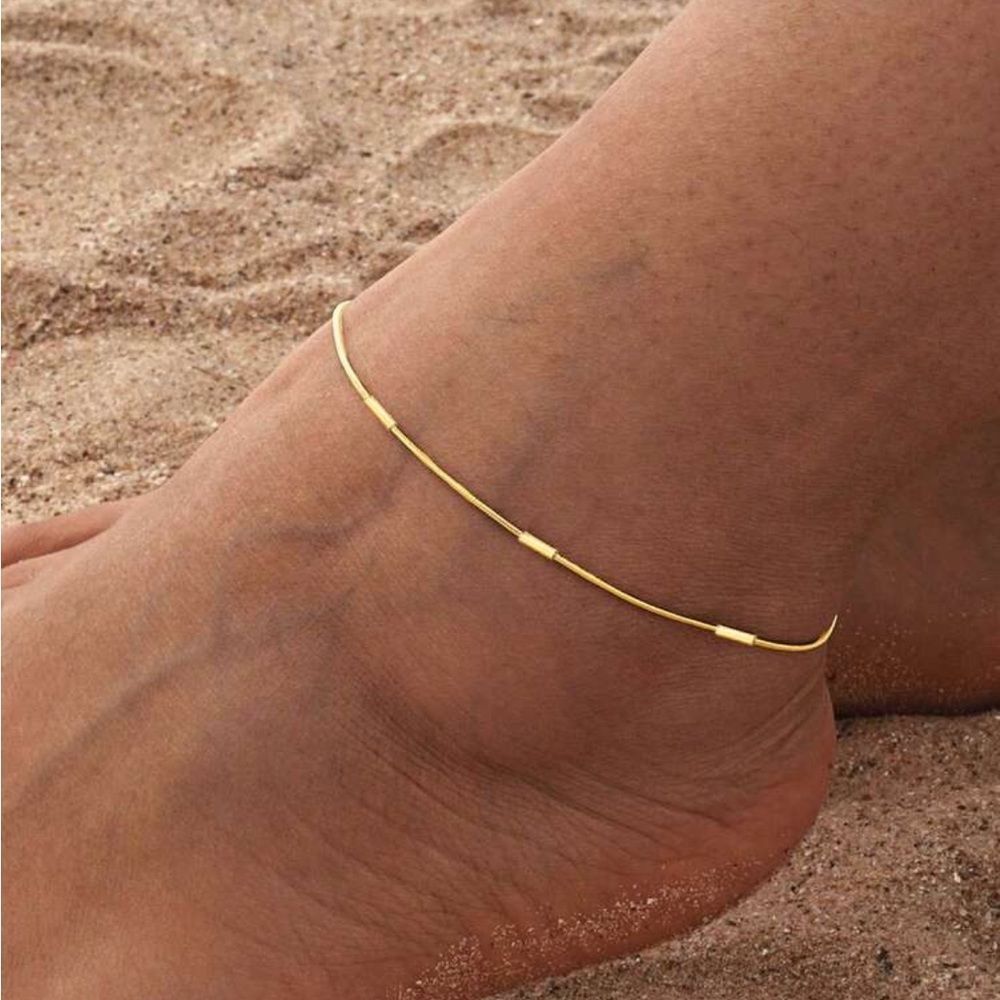 Elegant Gold Anklet Q904